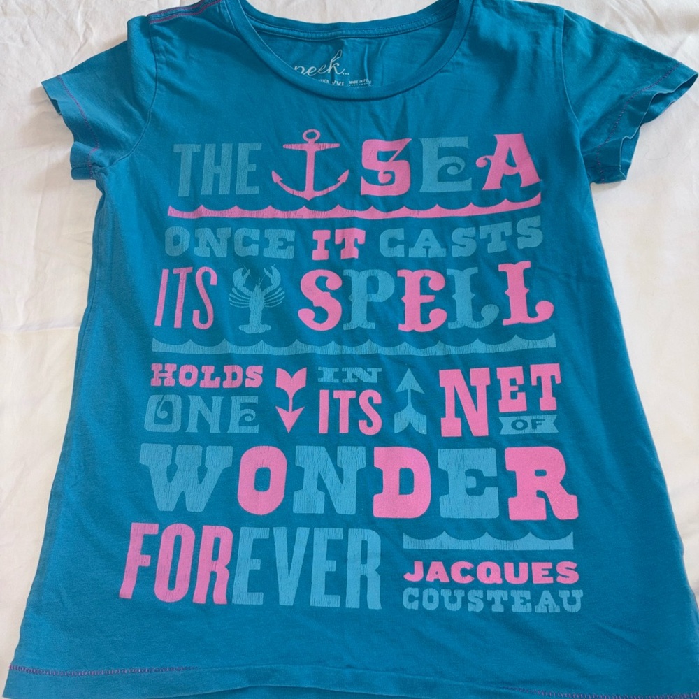 Peek Jacques Cousteau T Shirt XXL 12